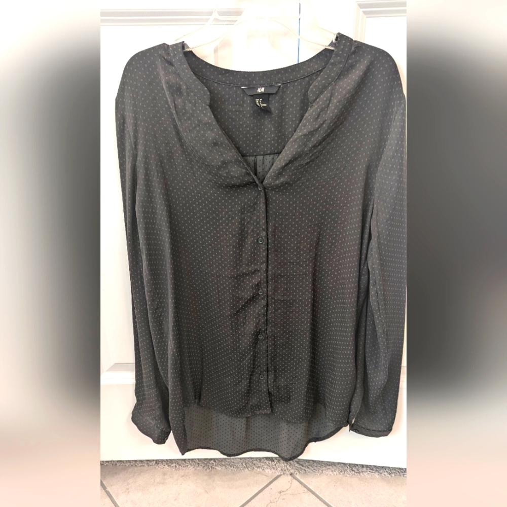 H&M long sleeve blouse